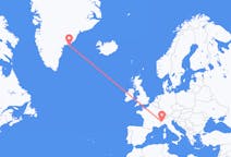 Flüge von Turin, Italien nach Kulusuk, Grönland