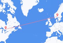 Flights from Greater Sudbury to Oslo