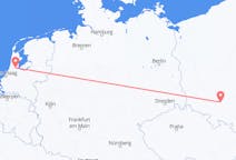 Flights from Amsterdam to Wrocław
