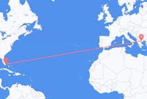 Flyreiser fra Miami, til Thessaloniki