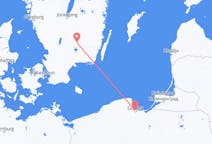 Flyrejser fra Gdańsk, Polen til Växjö, Sverige