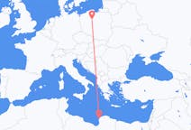 Flights from Benghazi to Bydgoszcz
