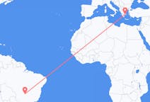 Flyreiser fra Rio Verde, Goiás, Brasil til Athen, Hellas