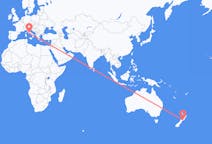 Flyrejser fra Wellington, New Zealand til Rom, Italien
