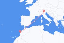 Flyg från Essaouira, Marocko till Verona, Italien