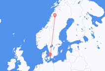 Fly fra Hemavan til København