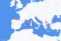 Flyrejser fra Thessaloniki til Santiago del Monte