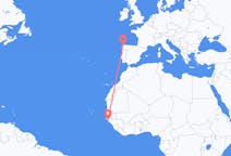 Flights from Bissau to La Coruña