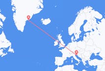 Flights from Pula, Croatia to Kulusuk, Greenland