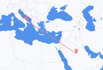 出发地 沙特阿拉伯出发地 盖西姆省目的地 意大利巴里的航班