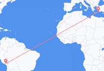 Flyrejser fra Arequipa til Rhodes