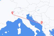 Flyreiser fra Chambery, til Podgorica