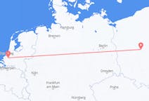 Vluchten uit Poznań, Polen naar Rotterdam, Nederland