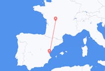 Flyg från Limoges, Frankrike till Valencia, Spanien