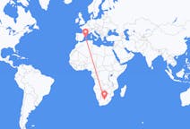 Flyg från Kimberley, Northern Cape, Sydafrika till Palma, Spanien