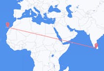 Рейсы из Коломбо, Шри-Ланка в Лас-Пальмас-де-Гран-Канария, Испания