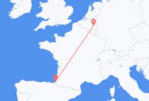 Flights from Biarritz, France to Liège, Belgium