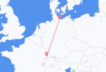 Flyreiser fra Mulhouse, Sveits til Lübeck, Tyskland