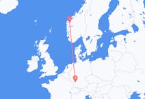 Flights from Sandane, Norway to Karlsruhe, Germany