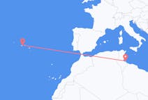 Flights from Djerba, Tunisia to São Jorge Island, Portugal