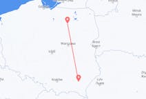 Flights from Szymany, Szczytno County, Poland to Rzeszów, Poland
