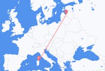 Flyrejser fra Olbia, Italien til Riga, Letland