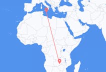 Flyreiser fra Lusaka, Zambia til Malta, Malta