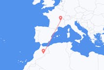 Flyg från Errachidia till Lyon