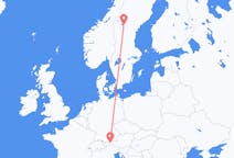 Flyrejser fra Östersund, Sverige til Innsbruck, Østrig