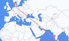 Flyreiser fra Kannur, India til Westerland, Tyskland