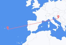 Flug frá Ponta Delgada, Portúgal til Banja Luka, Bosníu og Hersegóvínu