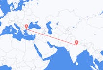Flyreiser fra Kanpur, India til Alexandroupolis, Hellas