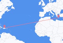 出发地 多米尼加共和国出发地 聖地牙哥目的地 希腊伊拉克利翁的航班