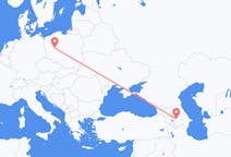 Flyreiser fra Gandsja, Aserbajdsjan til Poznań, Polen