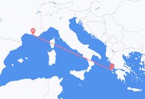 Flyg från Marseille, Frankrike till Kefallinia, Grekland