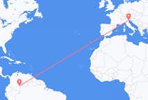 Flyreiser fra Mitú, Colombia til Venezia, Italia