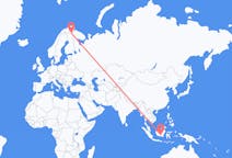 Flights from Palangka Raya, Indonesia to Ivalo, Finland