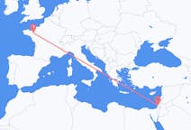 Flyreiser fra Tel Aviv, Israel til Rennes, Frankrike
