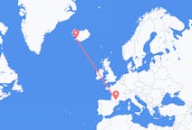 Loty z Reykjavík, Islandia z Tuluza, Francja