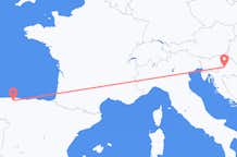 Flyrejser fra Santiago del Monte, Spanien til Zagreb, Spanien