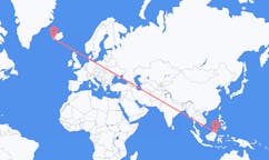 Flyrejser fra Tarakan, North Kalimantan, Indonesien til Reykjavík, Island