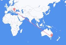 Flyreiser fra Merimbula, Australia til Sofia, Bulgaria