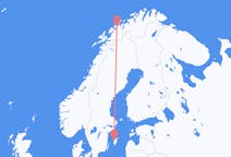 Vols de Visby, Suède vers Tromso, Norvège