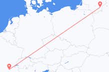 Flights from Lyon to Vilnius