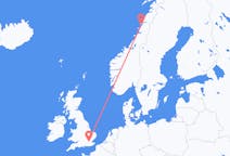 Flights from London, the United Kingdom to Sandnessjøen, Norway