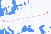 Flyg från Ufa, Ryssland till Karlsruhe, Tyskland