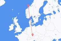 Flyrejser fra Kristiansund, Norge til München, Tyskland
