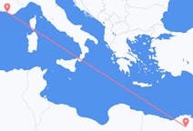 Flyg från Kairo, Egypten till Marseille, Frankrike