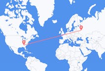 Flyreiser fra Atlanta, USA til Moskva, Russland