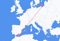 Flyg från Gdańsk till Melilla